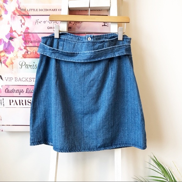 NWT Hummingbird Denim Jean Mini Skirt Women's Size Large - Picture 7 of 7
